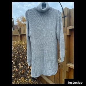 Nasty gal knit sweater dress size small